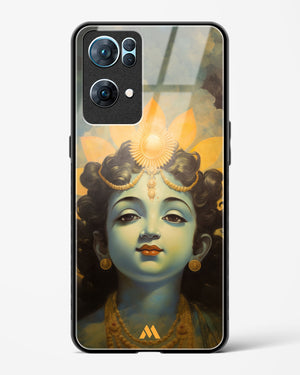 Krishna Serenade Glass Case Phone Cover (Oppo)