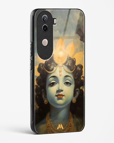 Krishna Serenade Glass Case Phone Cover (Vivo)