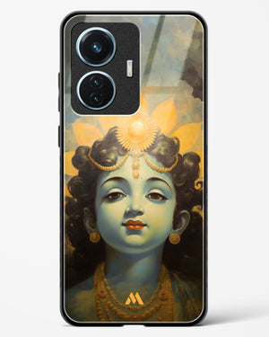Krishna Serenade Glass Case Phone Cover (Vivo)