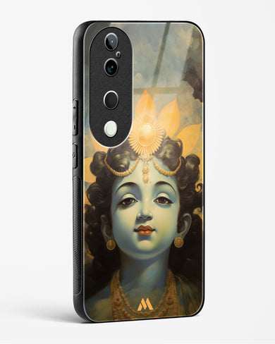 Krishna Serenade Glass Case Phone Cover (Vivo)