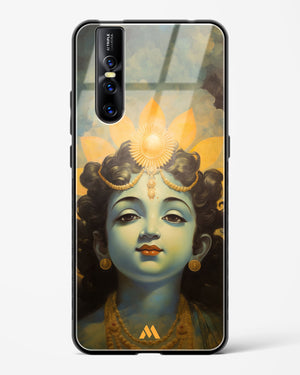 Krishna Serenade Glass Case Phone Cover (Vivo)