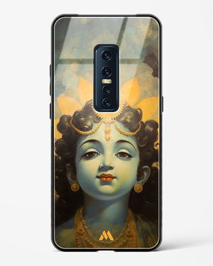 Krishna Serenade Glass Case Phone Cover (Vivo)
