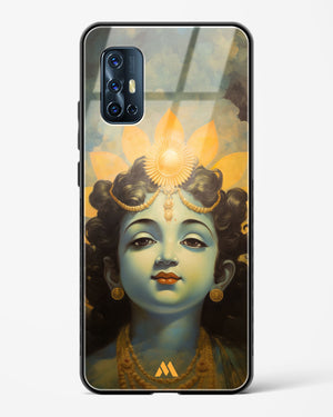 Krishna Serenade Glass Case Phone Cover (Vivo)
