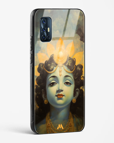 Krishna Serenade Glass Case Phone Cover (Vivo)