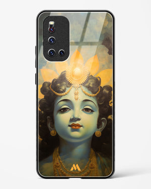 Krishna Serenade Glass Case Phone Cover (Vivo)