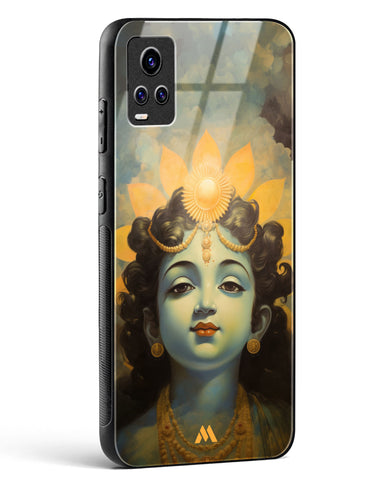 Krishna Serenade Glass Case Phone Cover (Vivo)