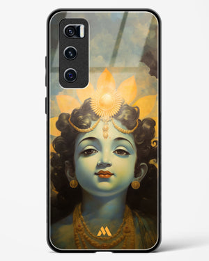 Krishna Serenade Glass Case Phone Cover (Vivo)