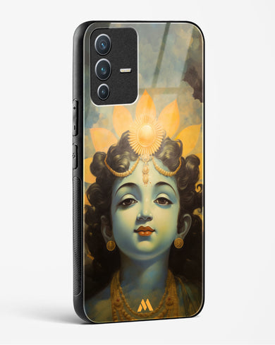 Krishna Serenade Glass Case Phone Cover (Vivo)