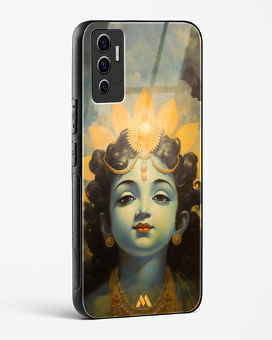 Krishna Serenade Glass Case Phone Cover (Vivo)