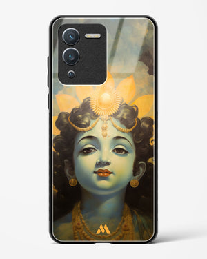 Krishna Serenade Glass Case Phone Cover (Vivo)