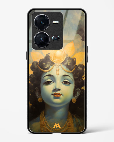 Krishna Serenade Glass Case Phone Cover (Vivo)