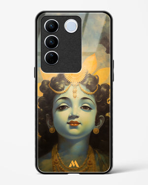 Krishna Serenade Glass Case Phone Cover (Vivo)