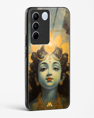 Krishna Serenade Glass Case Phone Cover (Vivo)
