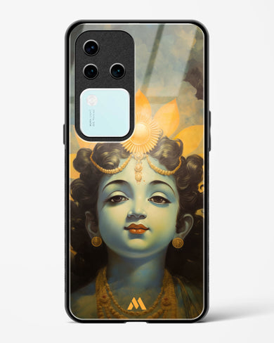 Krishna Serenade Glass Case Phone Cover (Vivo)