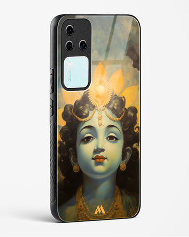 Krishna Serenade Glass Case Phone Cover (Vivo)