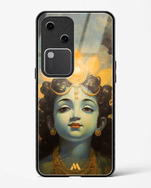 Krishna Serenade Glass Case Phone Cover (Vivo)