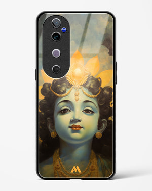 Krishna Serenade Glass Case Phone Cover (Vivo)