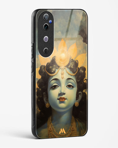Krishna Serenade Glass Case Phone Cover (Vivo)