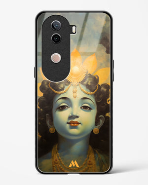 Krishna Serenade Glass Case Phone Cover (Vivo)