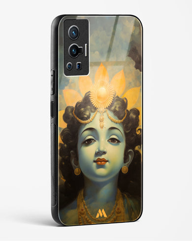 Krishna Serenade Glass Case Phone Cover (Vivo)