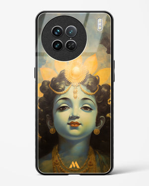 Krishna Serenade Glass Case Phone Cover (Vivo)