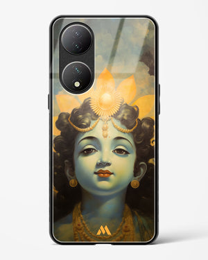 Krishna Serenade Glass Case Phone Cover (Vivo)