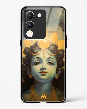 Krishna Serenade Glass Case Phone Cover (Vivo)