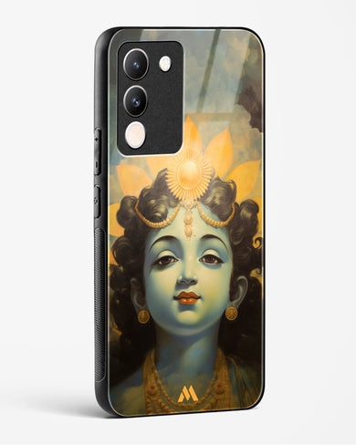 Krishna Serenade Glass Case Phone Cover (Vivo)