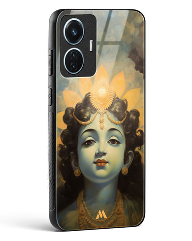 Krishna Serenade Glass Case Phone Cover (Vivo)