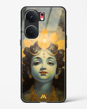 Krishna Serenade Glass Case Phone Cover (Vivo)