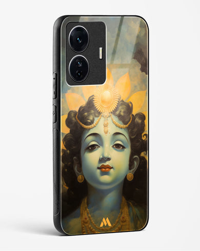 Krishna Serenade Glass Case Phone Cover (Vivo)