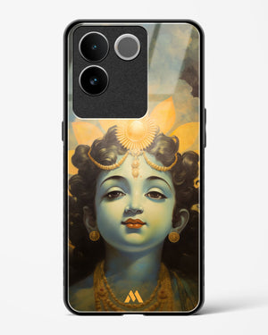 Krishna Serenade Glass Case Phone Cover (Vivo)