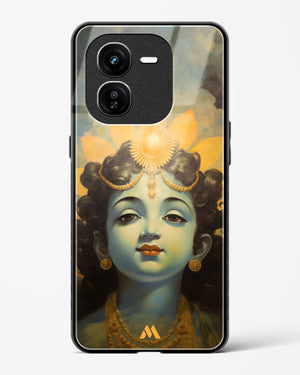 Krishna Serenade Glass Case Phone Cover (Vivo)