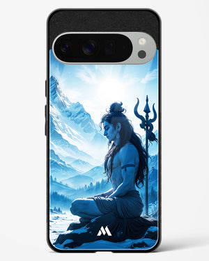 Meditating on Kailash Glass Case Phone Cover (Google)