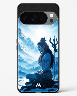 Meditating on Kailash Glass Case Phone Cover (Google)