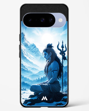 Meditating on Kailash Glass Case Phone Cover (Google)