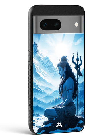 Meditating on Kailash Glass Case Phone Cover (Google)