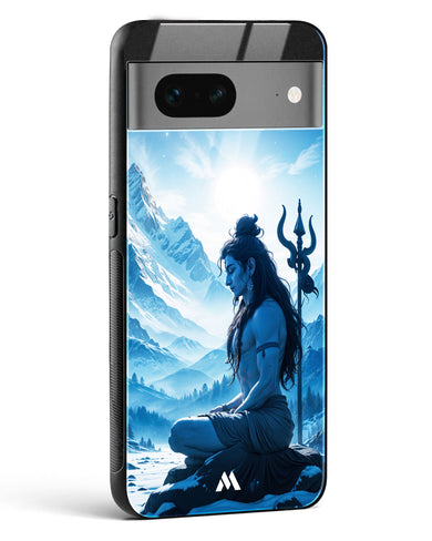 Meditating on Kailash Glass Case Phone Cover (Google)