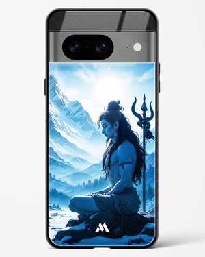 Meditating on Kailash Glass Case Phone Cover (Google)