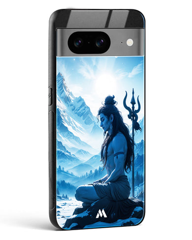 Meditating on Kailash Glass Case Phone Cover (Google)