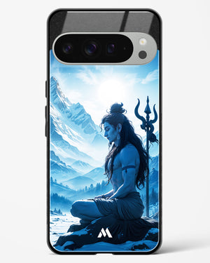 Meditating on Kailash Glass Case Phone Cover (Google)