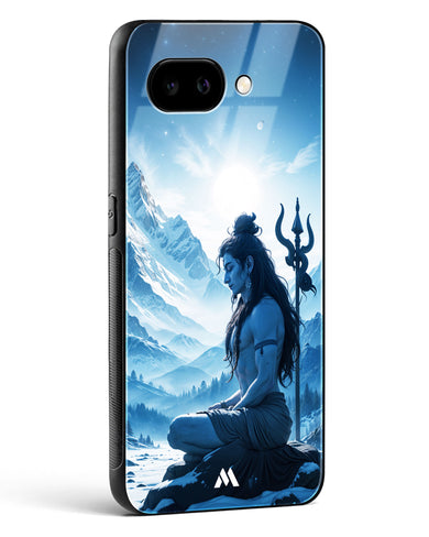 Meditating on Kailash Glass Case Phone Cover (Google)