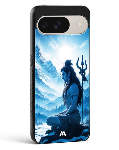 Meditating on Kailash Glass Case Phone Cover (Google)