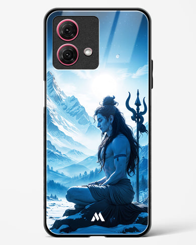 Meditating on Kailash Glass Case Phone Cover (Motorola)