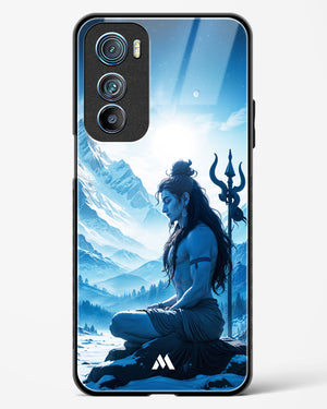 Meditating on Kailash Glass Case Phone Cover (Motorola)