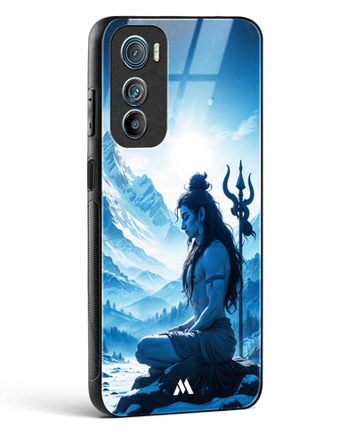 Meditating on Kailash Glass Case Phone Cover (Motorola)