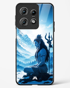 Meditating on Kailash Glass Case Phone Cover (Motorola)