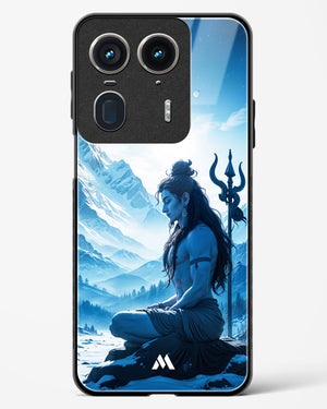 Meditating on Kailash Glass Case Phone Cover (Motorola)