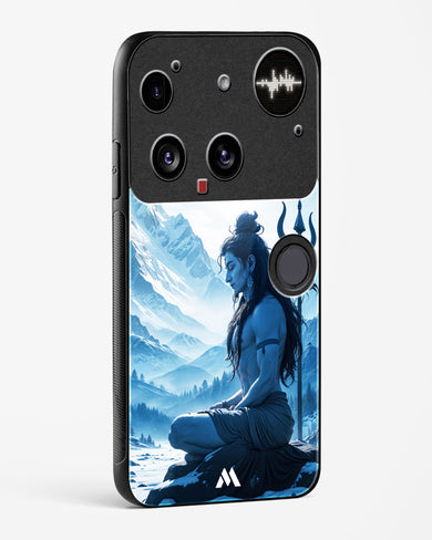 Meditating on Kailash Glass Case Phone Cover (Nothing)