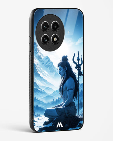 Meditating on Kailash Glass Case Phone Cover (OnePlus)